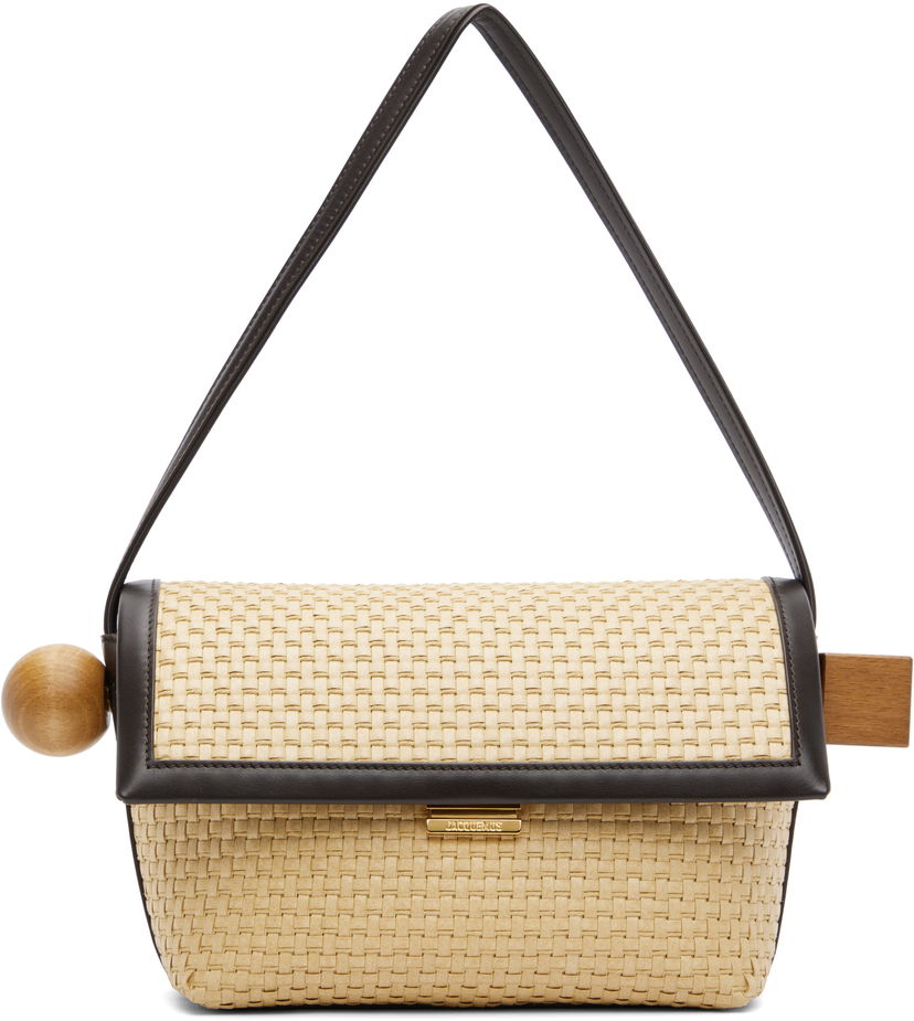 Torba za rame Jacquemus Jacquemus La Croisière 'The Rond Carré' Shoulder Bag Bež | 25E243BA383-3239