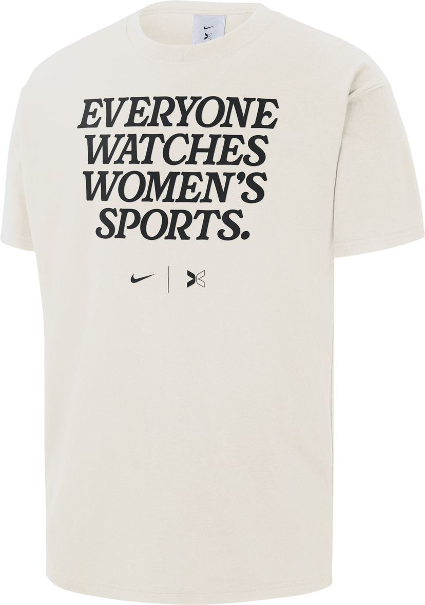 Majica kratkih rukava Nike Everyone Watches Women's Sports T-Shirt Bež | im0560-133-133