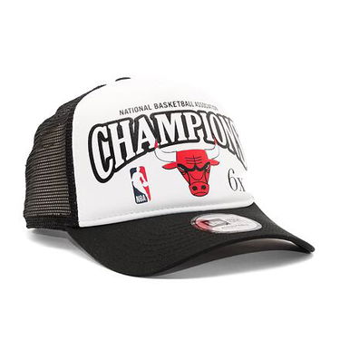 Kapa New Era 9FORTY A-Frame Trucker NBA League Champions Chicago Bulls Black Crna | 60298648, 0