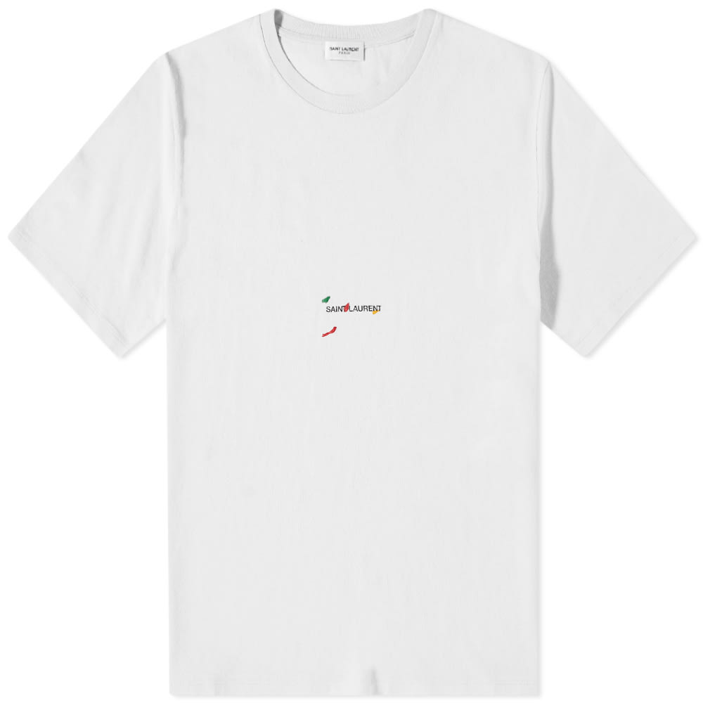 Majica kratkih rukava Saint Laurent Rive Gauche Tee Bijela | 686186Y36QP-8520, 0