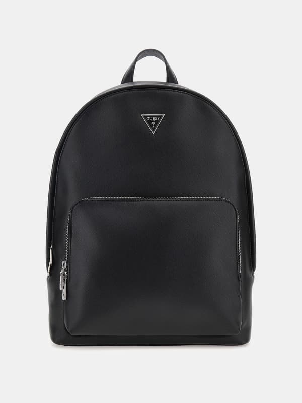 Ruksak GUESS Saffiano Milano Backpack Crna | HMECSAP3406
