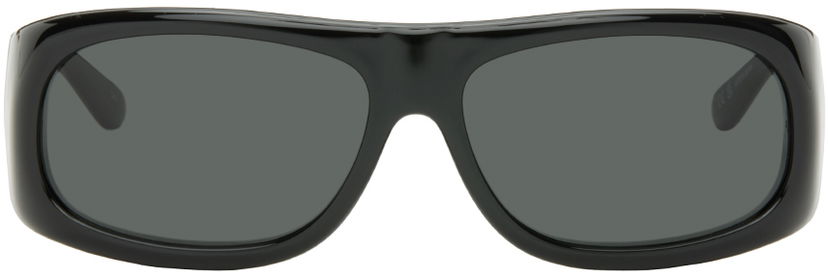 Sunčane naočale Courrèges Rectangular Sunglasses Crna | 224ALU013AC0006