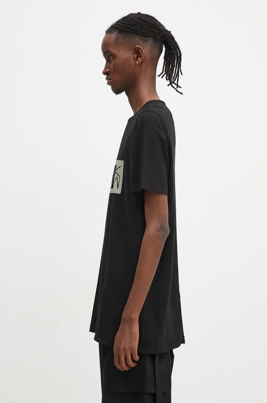 Majica kratkih rukava Rick Owens Level T-Shirt With Print Crna | DU02D2250.RNEP2P, 1