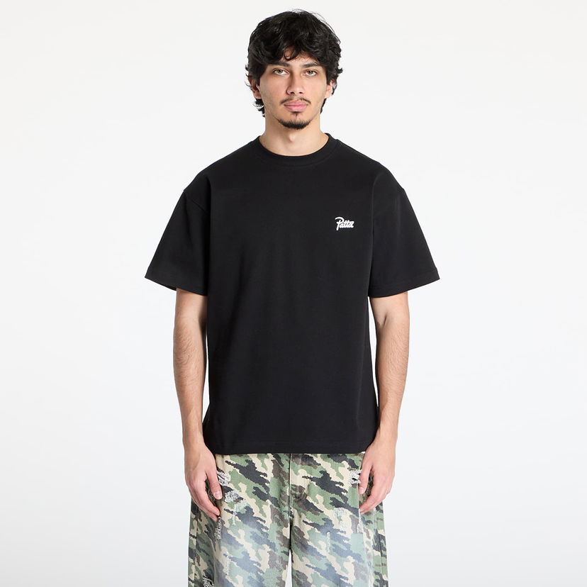 Majica kratkih rukava Patta Patta Bark T-Shirt Crna | POC-SS25-1000-290-0014-001