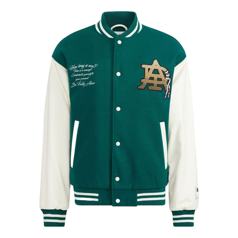 Bomber jakna adidas Originals Originals Mc Varsity Jacket Zelena | HZ7093