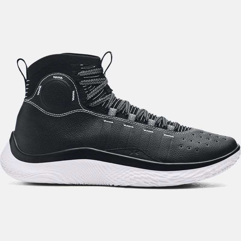 Košarka Under Armour Unisex Curry 4 FloTro Basketballschuhe Schwarz / Halo Grau / Weiß 44.5 Crna | 3024861-001