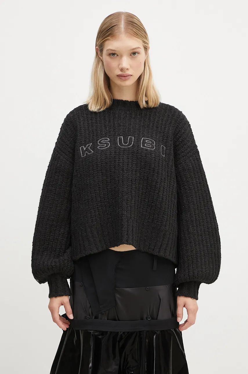 Džemper Ksubi Crewneck Sweater Crna | WFA24KW003, 0