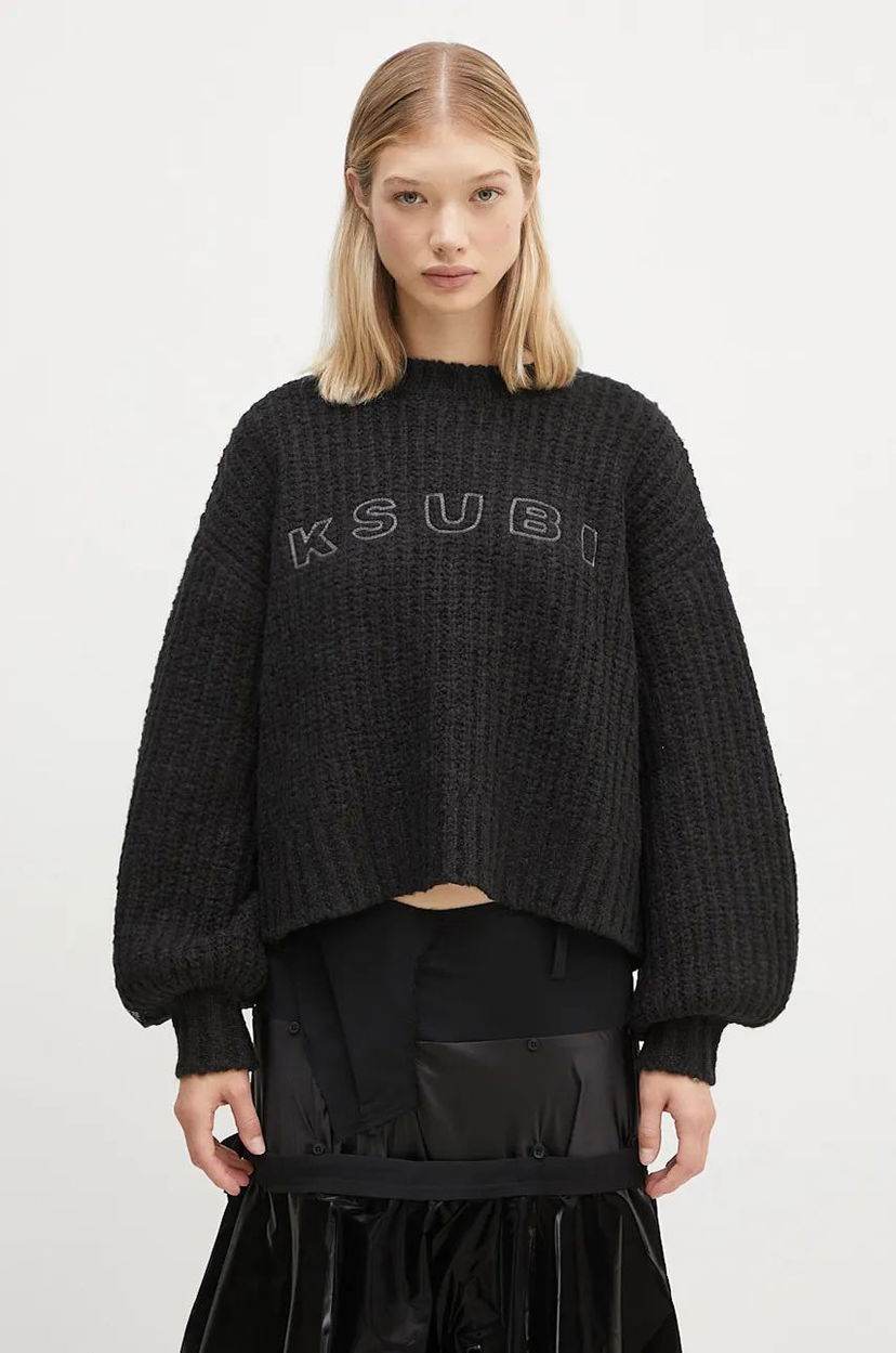 Džemper Ksubi Crewneck Sweater Crna | WFA24KW003
