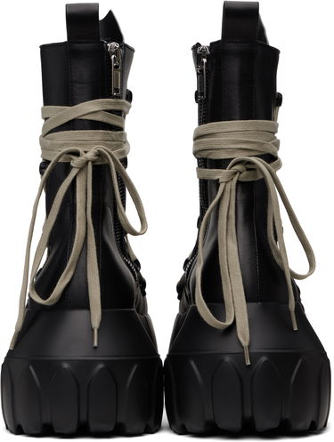 Tenisice i cipele Rick Owens Rick Owens Hollywood Megalace Mega Tractor Boots Crna | RR01E5867 LCHW1, 1