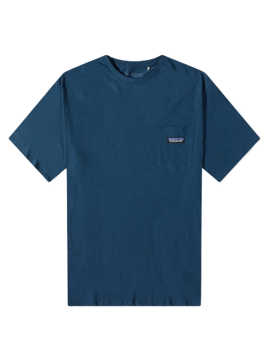 Majica kratkih rukava Patagonia Regenerative Cotton Pocket Tee Tamnoplava | 53255-TIDB
