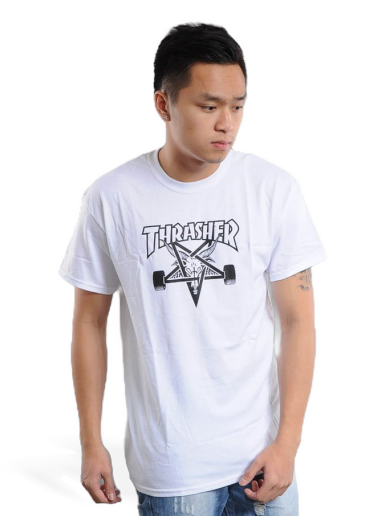 Majica kratkih rukava Thrasher Skategoat Tee Bijela | 110117/WH