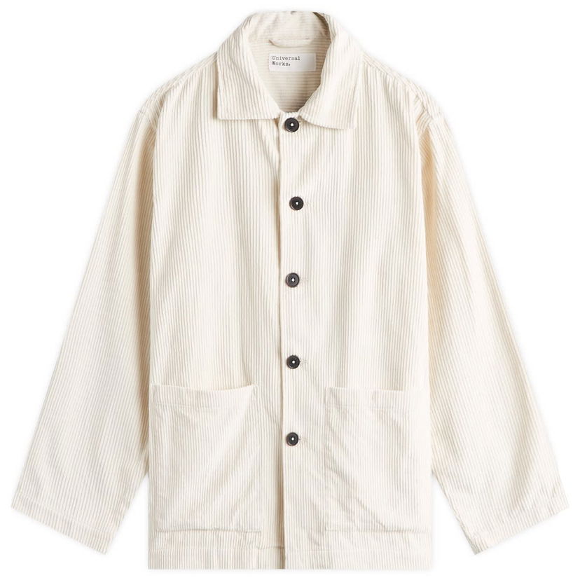 Košulja Universal Works Corduroy Easy Jacket, Size Large Bijela | P31159-ECR