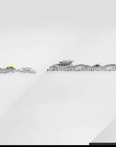 Narukvica Dolce & Gabbana Dolce & Gabbana Eleganza 18K White Gold Bracelet with Amethysts, Peridots, and Sapphires Višebojno | WBSA3GWAME180001, 1