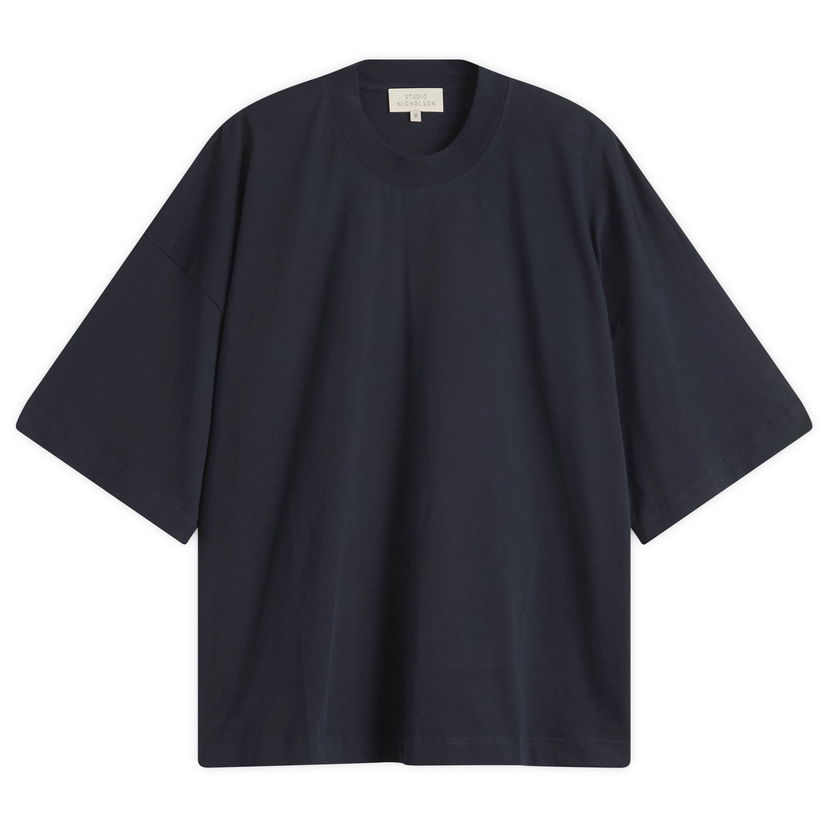 Majica kratkih rukava Studio Nicholson Studio Nicholson Piu T-Shirt, Size Large Tamnoplava | PIUSNM-1327-DKN