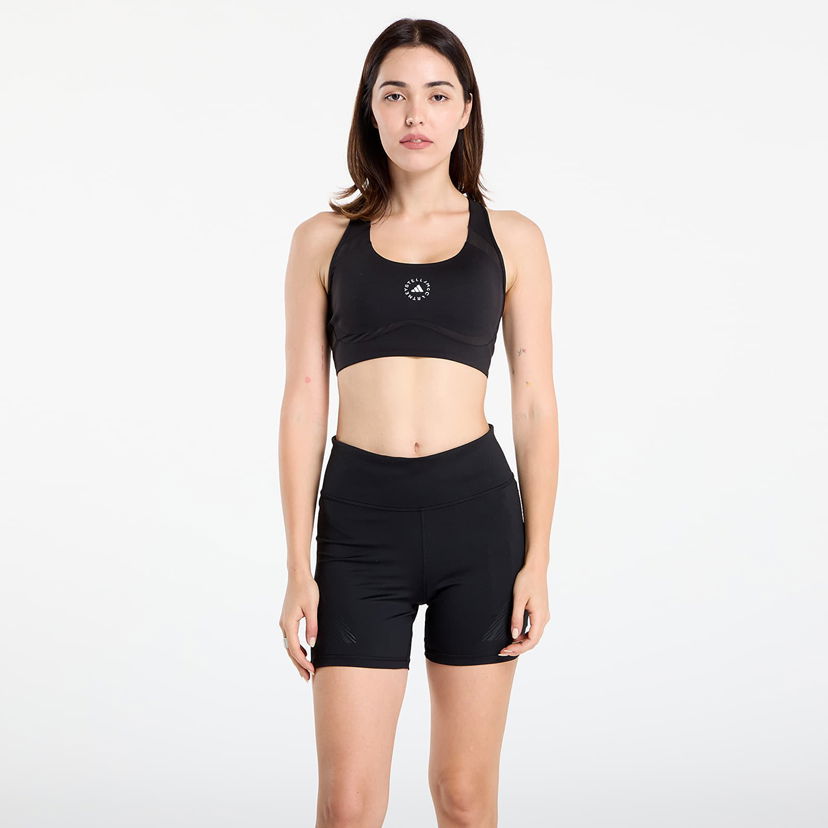 Grudnjak adidas Performance Stella McCartney x Power Impact Training Bra Medium Support Black Crna | JW4539