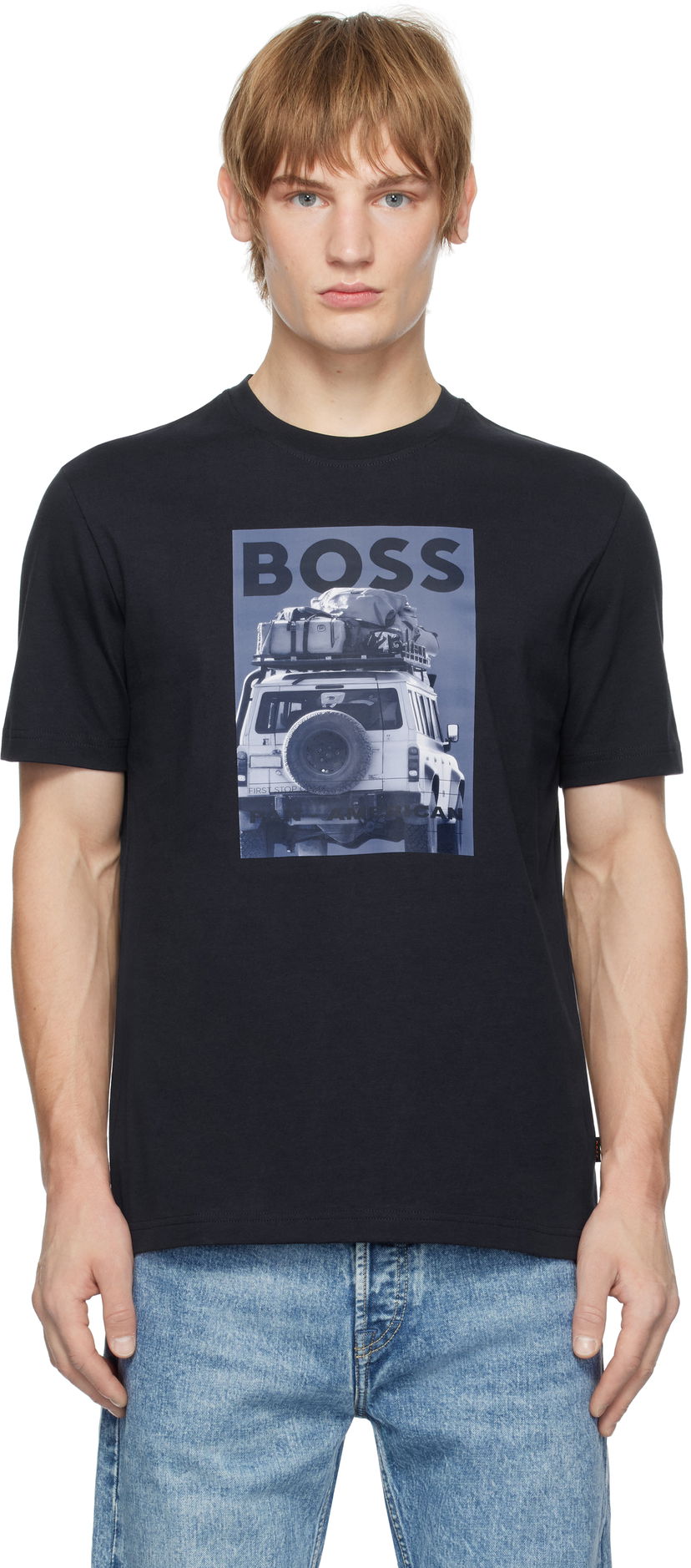 Majica kratkih rukava BOSS Graphic T-Shirt Crna | 50535079