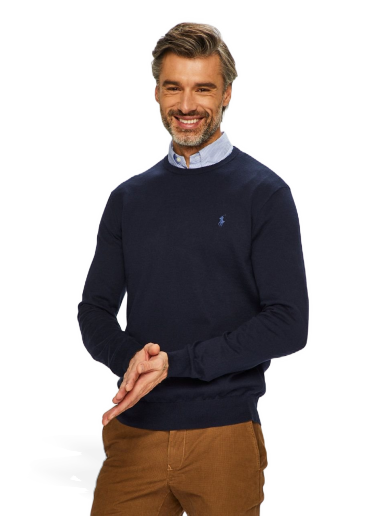 Dukserice Polo by Ralph Lauren Core Regular Fit Sweater Tamnoplava | 710684957001