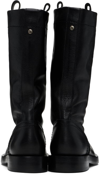 Odjeća Ann Demeulemeester Ann Demeulemeester Bente Leather Boots Crna | 2510-W-C32-LT157-099, 1
