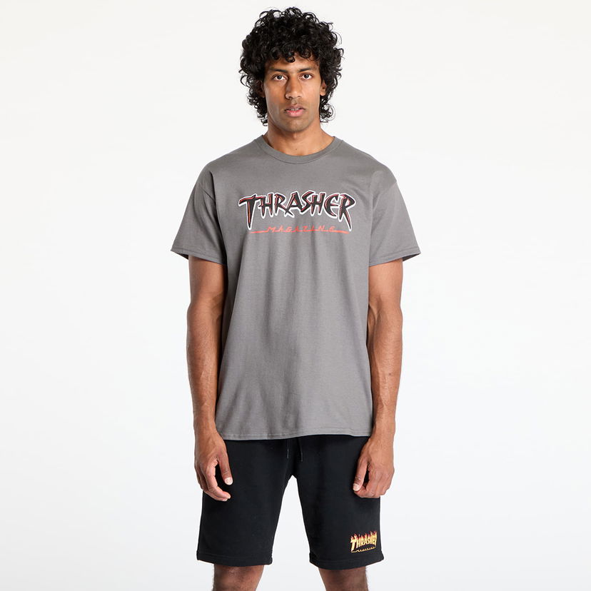 Majica kratkih rukava Thrasher Thrasher Slash T-Shirt Siva | 145683