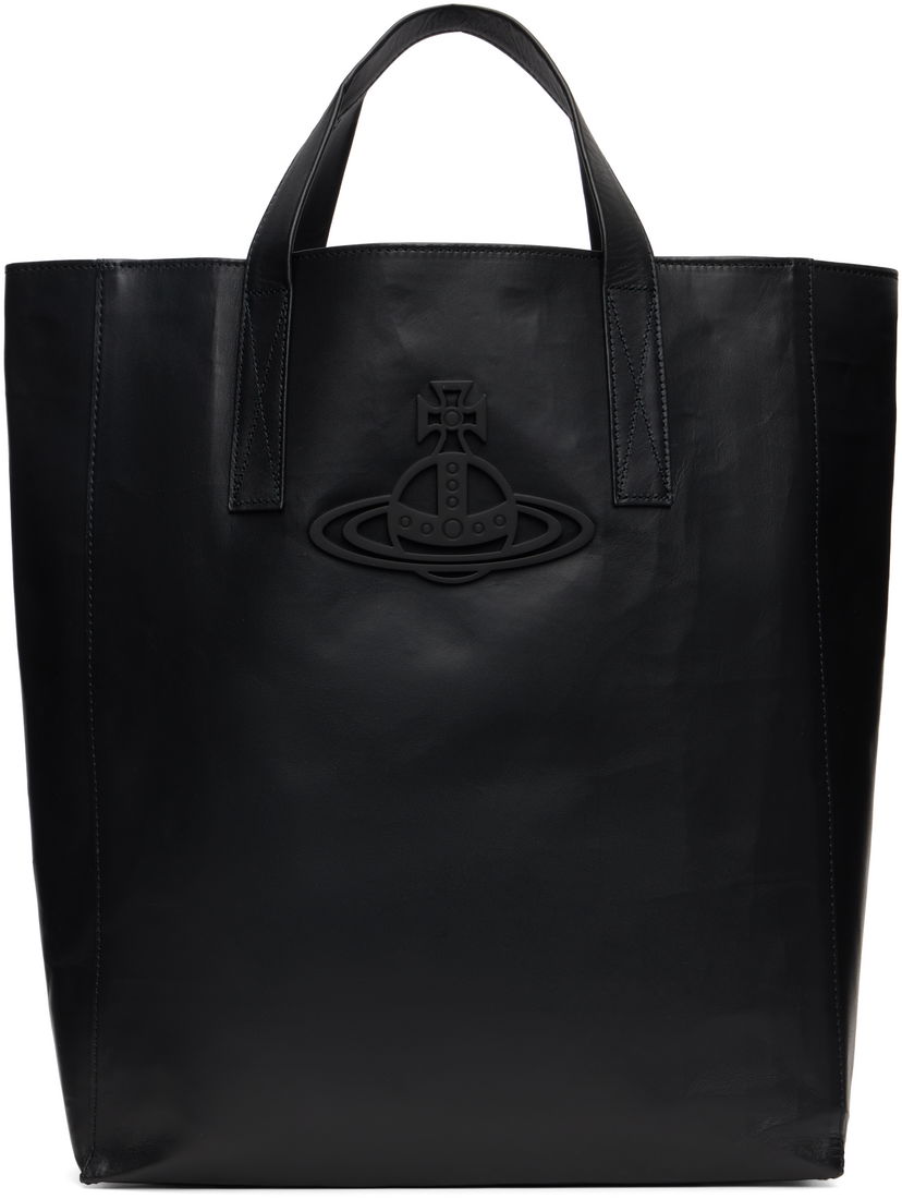 Tote bag Vivienne Westwood Vivienne Westwood Sarah Medium Leather Tote Crna | 4D02000BU-L00AN-