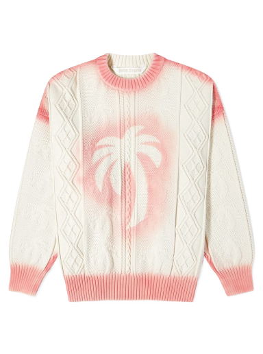 Džemper Palm Angels Sprayed Palm Fishermans Jumper Višebojno | PWHE042S23KNI0010330