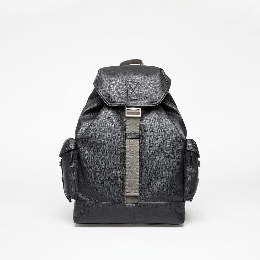 Ruksak CALVIN KLEIN Calvin Klein Jeans Cargo Flap Backpack Crna | LV04G3077G UB1