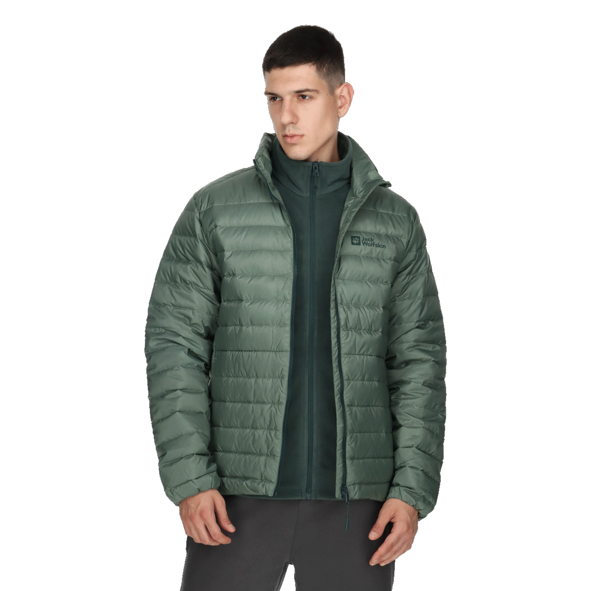 Pernata jakna Jack Wolfskin PILVI Down Jacket Zelena | 1207701-4311, 0