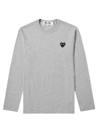 Majica kratkih rukava Comme des Garçons Play Tee Siva | P1T122-1
