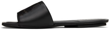 Tenisice i cipele Courrèges 'AC' Leather Slide Sandals Crna | 124SSD003CR0052, 2
