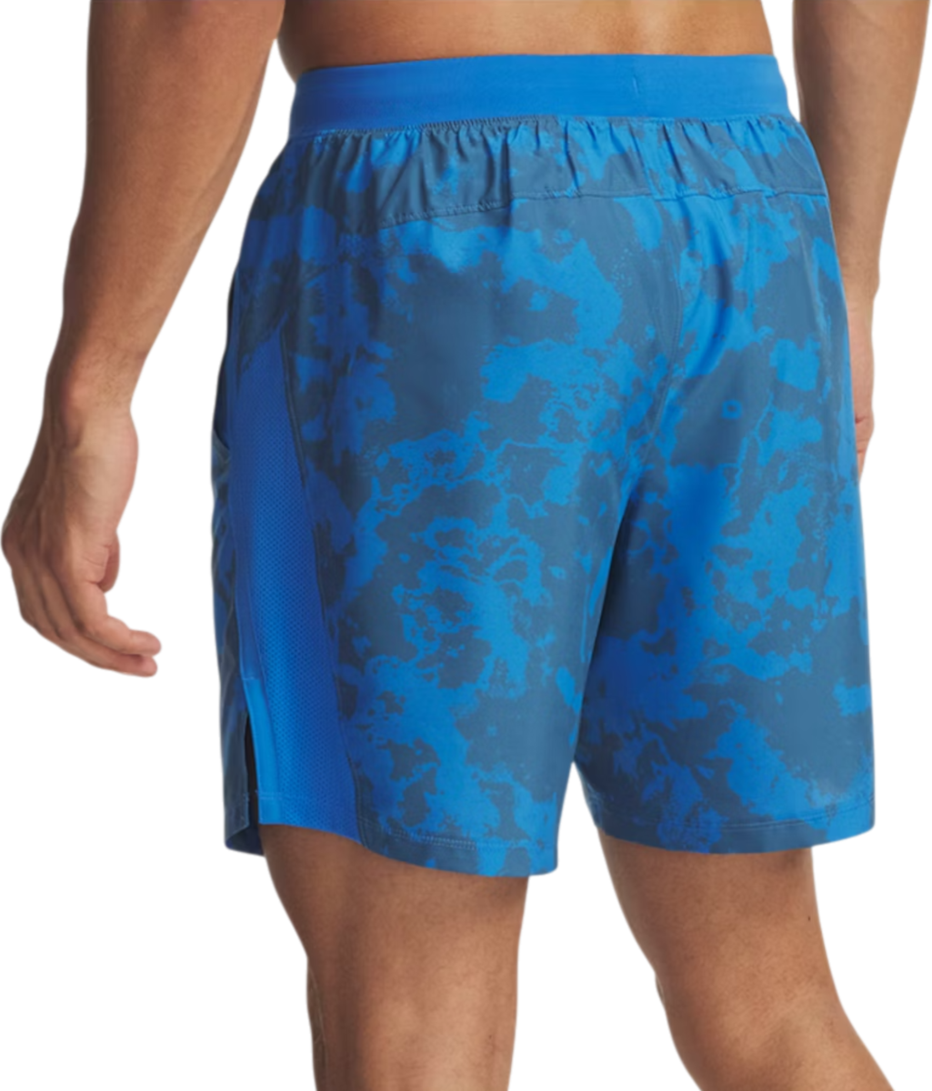 Kratke hlače Under Armour Under Armour UA Launch 7" Print Shorts Plava | 1382621-402, 1