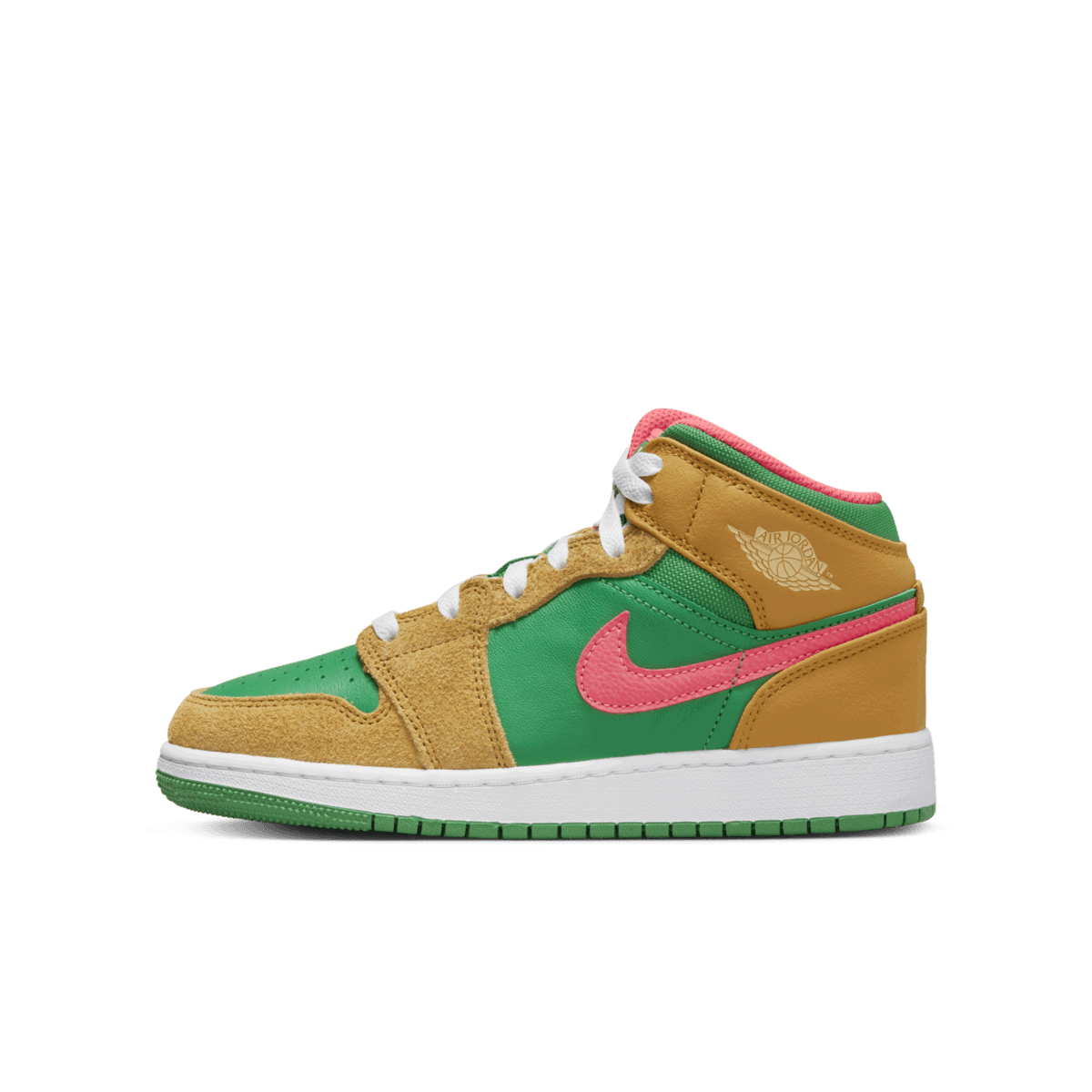 Tenisice i cipele Jordan Air Jordan 1 Mid SE GS "Wheat Watermelon" Višebojno | DX4365-700, 0