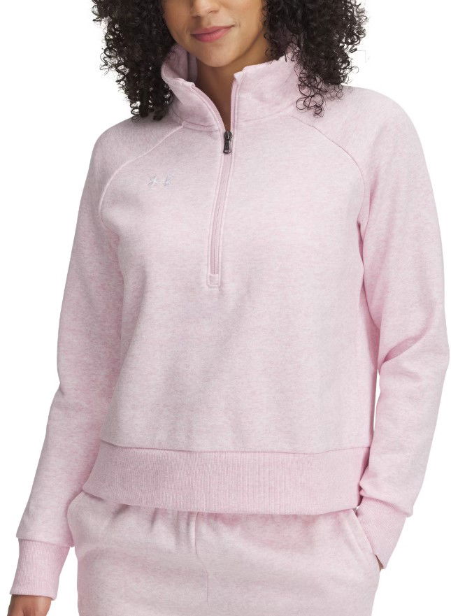 Dukserice Under Armour Rival Fleece Half-Zip Sweatshirt Ružičasta | 1379492-647