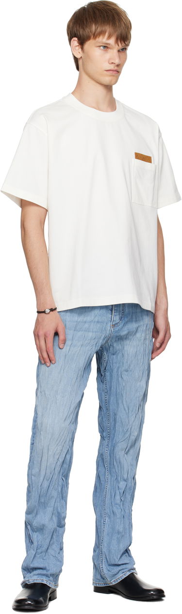 Majica kratkih rukava Bottega Veneta Bottega Veneta Pima Cotton Jersey T-Shirt with Pocket Bijela | 838924V4N509071, 3