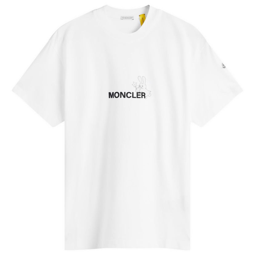 Majica kratkih rukava Moncler Genius x FRGMT Logo T-Shirt, Size Small Bijela | 8C000-01-M3265-001