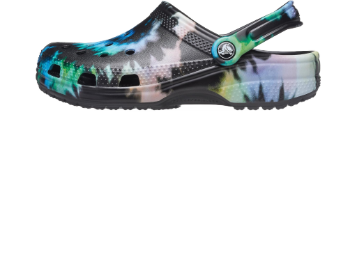 Tenisice i cipele Crocs Classic Tie Dye Graphic Clog Crna | 205453-0FN