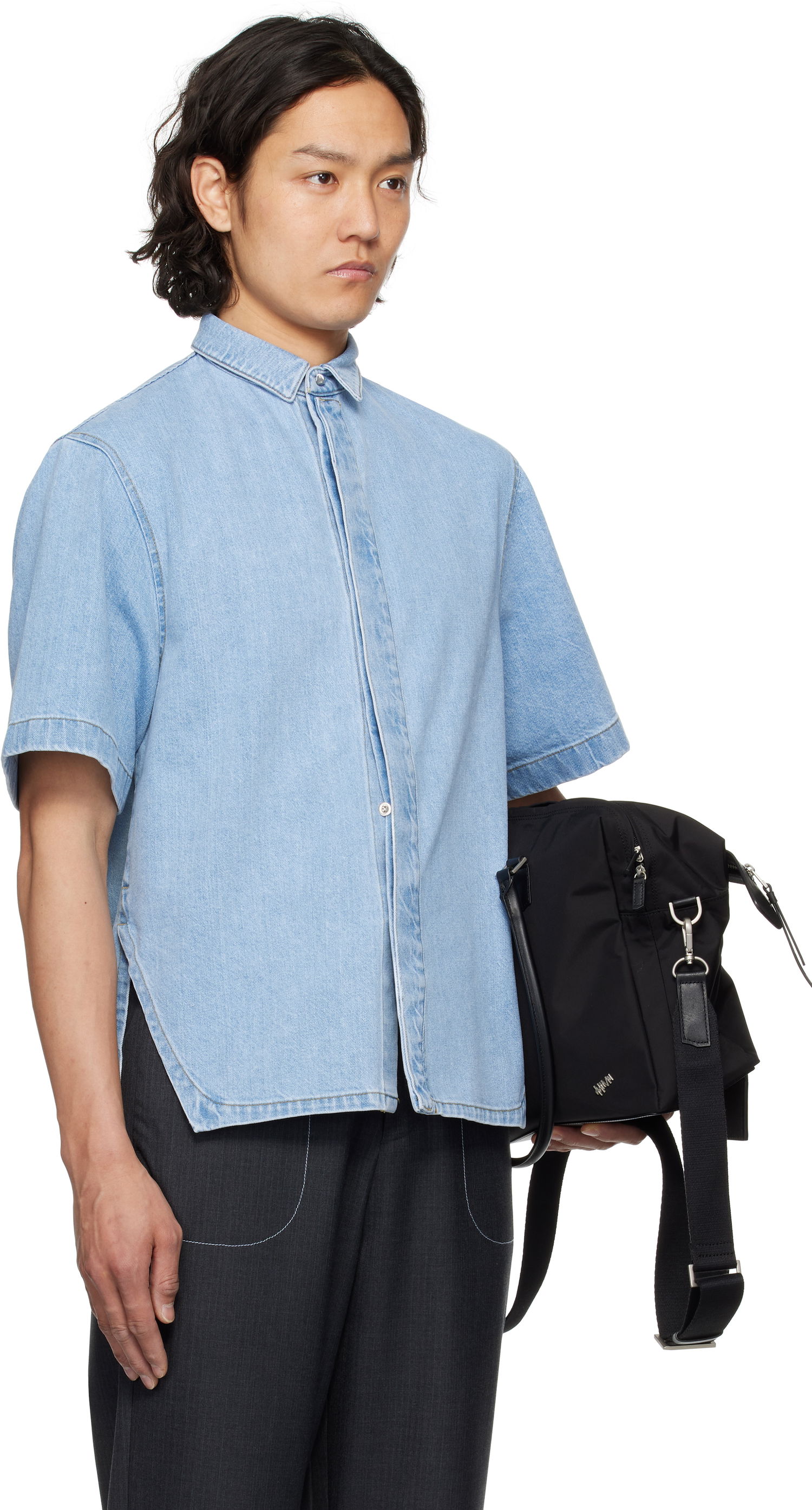 Košulja ADER ERROR ADER error Half Sleeve Shirt Plava | BO01SSSH0202LB, 1