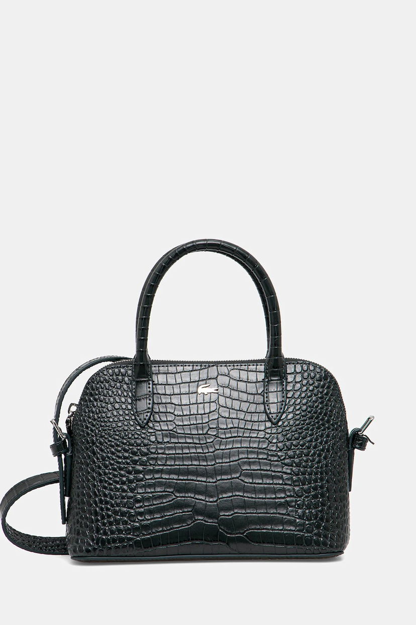 Ručna torbica Lacoste Lacoste Croc-Effect Dome Satchel Bag Zelena | NF4983KL