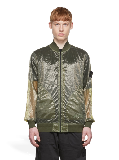 Bomber jakna Stone Island Nylon Bomber Jacket Zelena | 7615433Q2