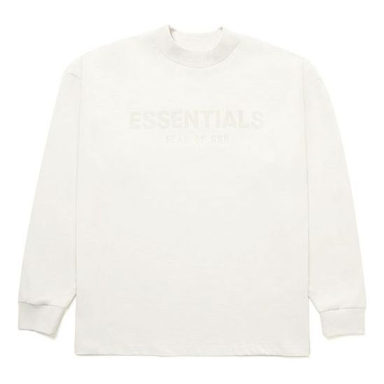Džemper Fear of God Essentials Long Sleeve Logo T-Shirt Bijela | 125BT212090F