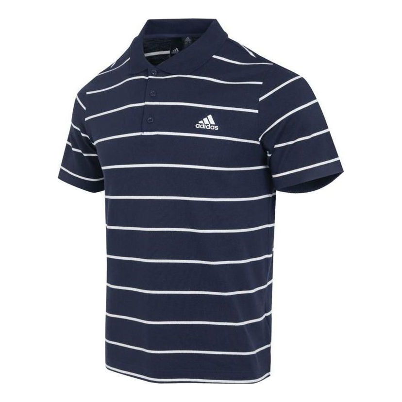 Polo majica adidas Originals Striped Polo Shirt Plava | IA8164