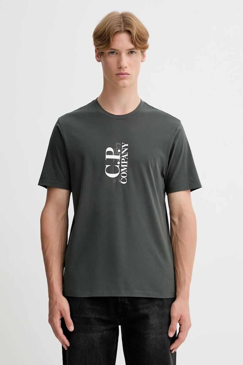 Majica kratkih rukava C.P. Company C.P. Company T-Shirt with Print Zelena | 19CMTS091A005100W