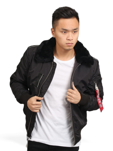 Bomber jakna Alpha Industries Injector III Crna | 143104 03