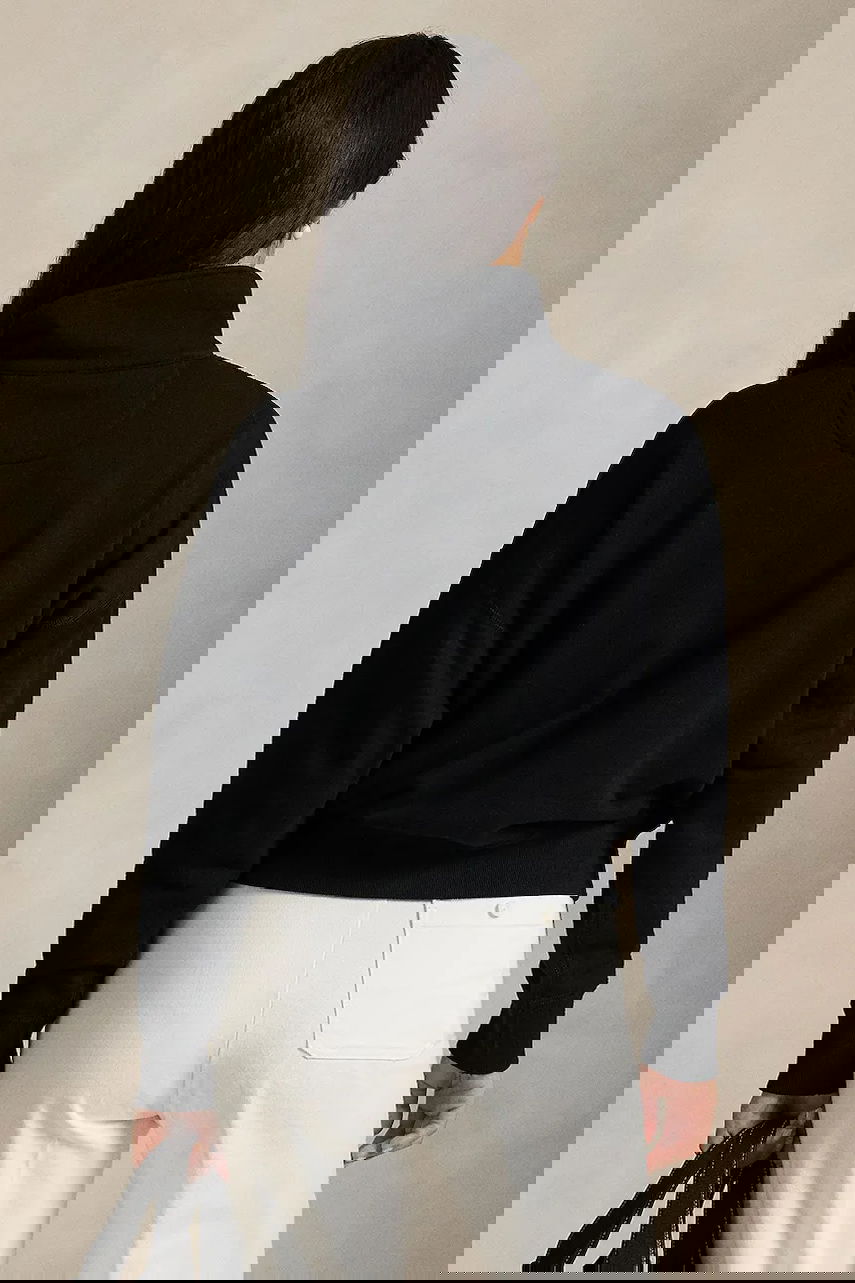 Dukserice Polo by Ralph Lauren Polo Ralph Lauren Half-Zip Fleece Sweatshirt Crna | 211971696, 1