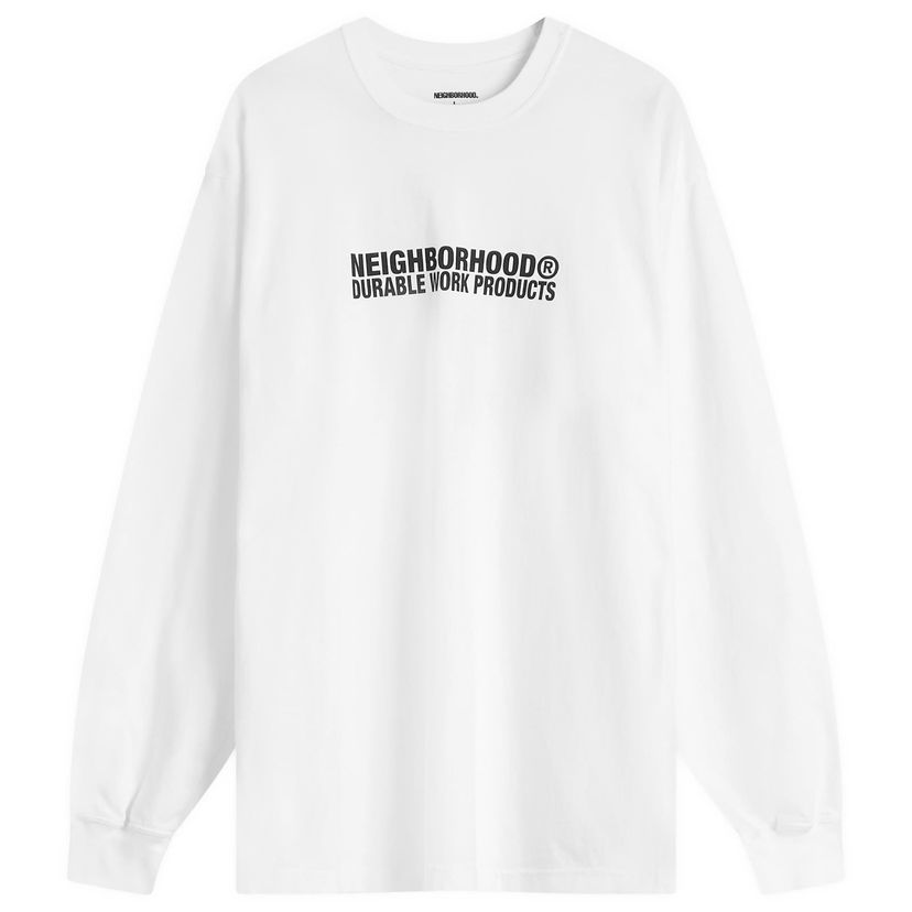 Majica kratkih rukava Neighborhood LS-2 Long Sleeve T-Shirt, Size Large Bijela | 251PCNH-LT02-WHT