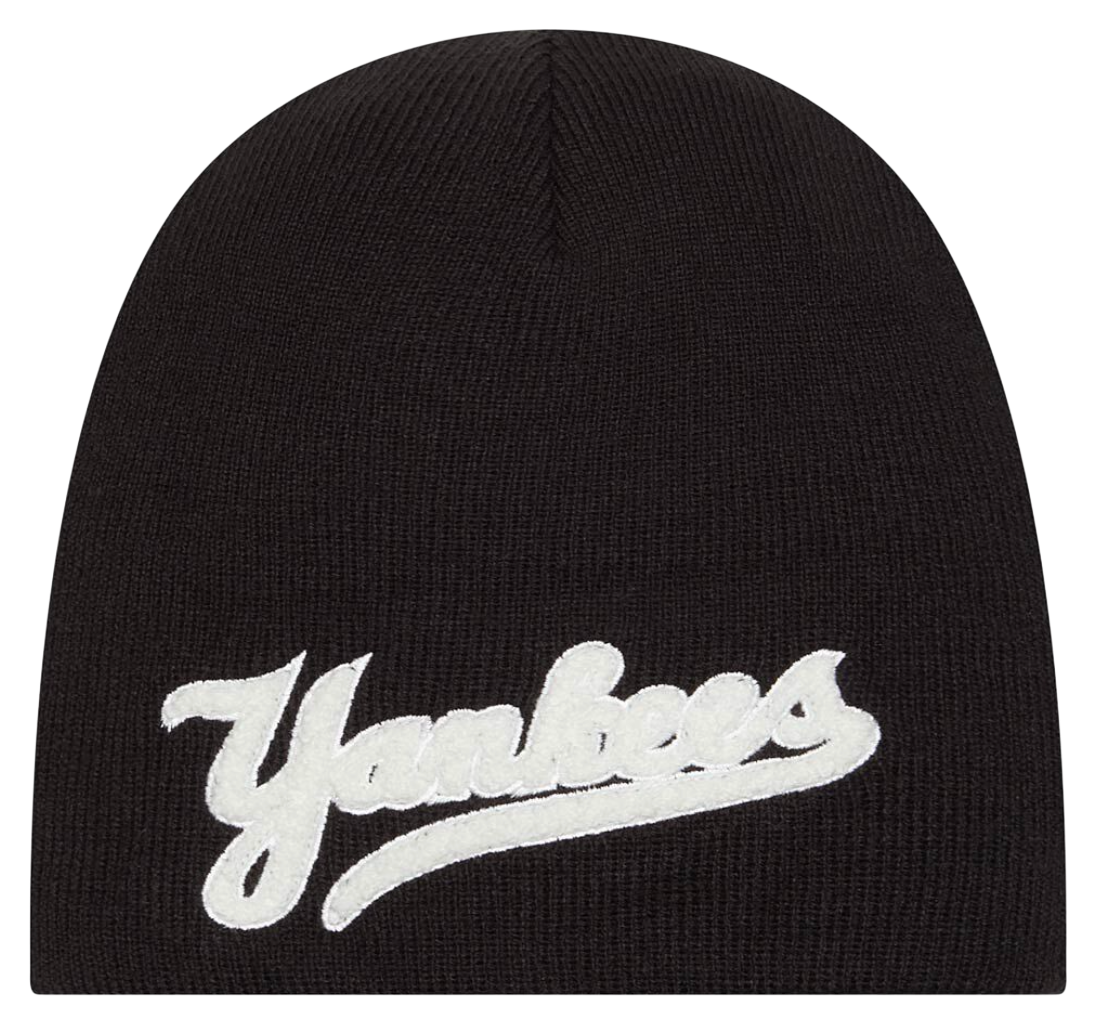 Kapica New Era New Era New York Yankees Chenille Beanie Crna | 60493061-60493061, 0
