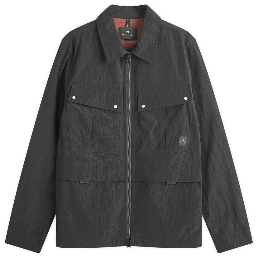 Vjetrovka Paul Smith Paul Smith Overshirt Jacket Crna | M2R-112Z-N22166-79