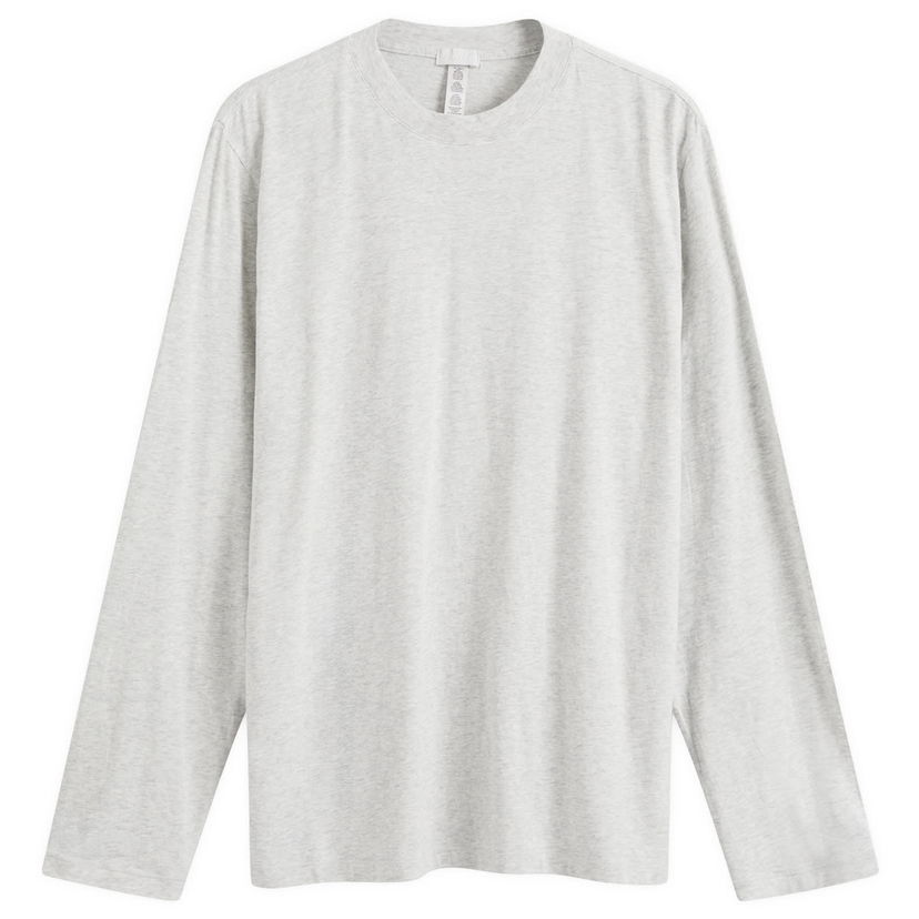 Majica kratkih rukava SKIMS Boyfriend Long Sleeve T-Shirt Siva | AP-LGS-0585-LHG