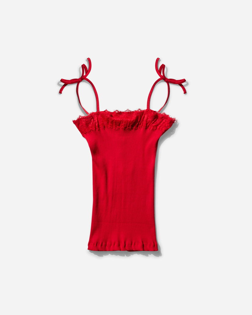 Majica bez rukava OpéraSPORT Audruy Seamless Top Crvena | SS25-A18 RED