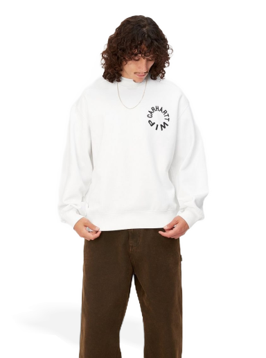 Džemper Carhartt WIP Work Varsity Crewneck Bijela | I032453_00A_06