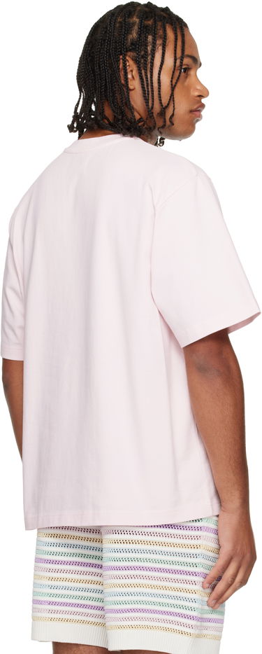 Majica kratkih rukava Casablanca 'Casa' Racing Oversized Short Sleeve T-shirt Ružičasta | M-AW25-JTS-044-01, 2